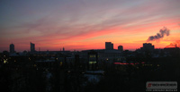 Schröder Media - Office Sunset - Leipzig Skyline