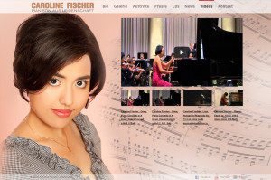 Schröder Media - Webdesign Leipzig : Caroline Fischer Pianist Webdesign Genuin Records Leipzig