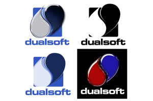 Schröder Media - Logodesign Leipzig : Dualsoft, yin yang Logodesign