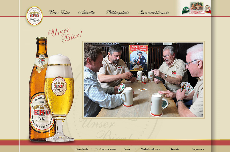 Schröder Media - Webdesign Leipzig : EKU Bier Webdesign