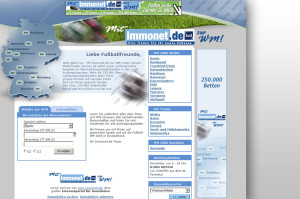 Schröder Media - Webdesign Leipzig : Immonet WM 2006 Design