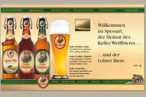 Schröder Media - Webdesign Leipzig : Keiler Weißbier Webdesign