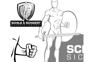 Schröder Media - Logodesign Leipzig : Schild und Schwert Sicherheitsdienst